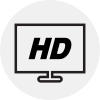 Qualidade de imagem SD, HD, FHD e 4K HDR