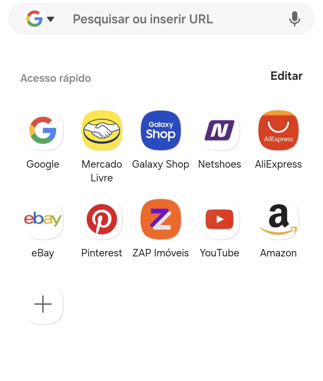 Abrir navegador no Android
